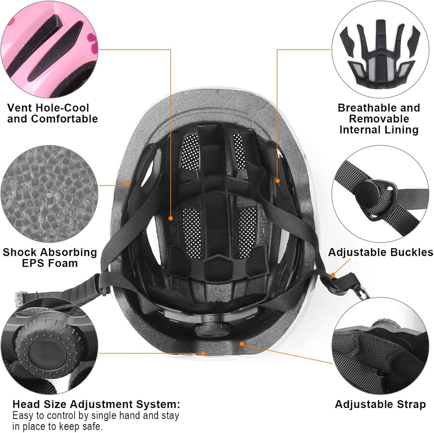 GLAF Baby Bike Helmet Toddler Helmets for 1 Year Old and up Infant Girls Boys Multi Sport Adjustable for Scooter Bicycle Kids Youth Child Skateboard Safety Cycling