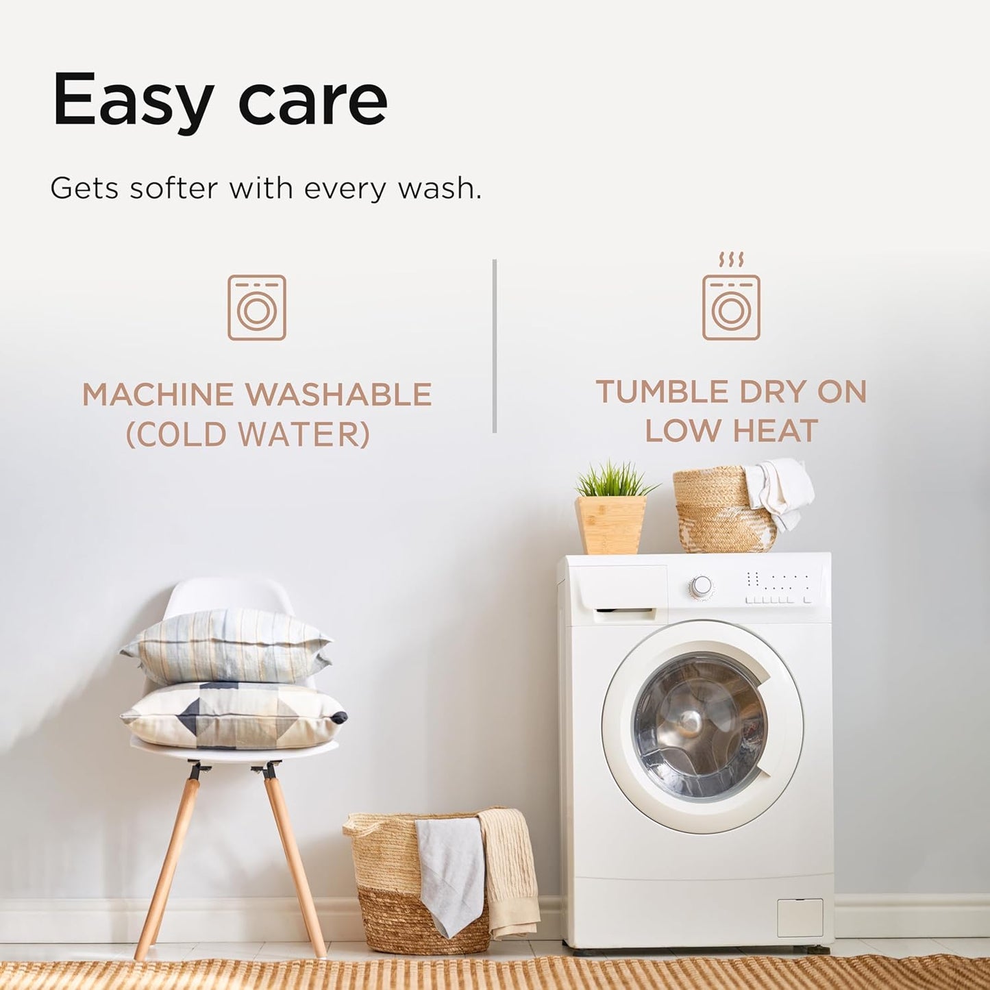 Threadmill Summer Muslin King Blanket | Lightweight Blanket for Bed or Couch | 4 Layer 100% Cotton Gauze | Soft, Breathable, and Cozy for All Seasons | Fits Cal King Size Bed | Scottish Grey