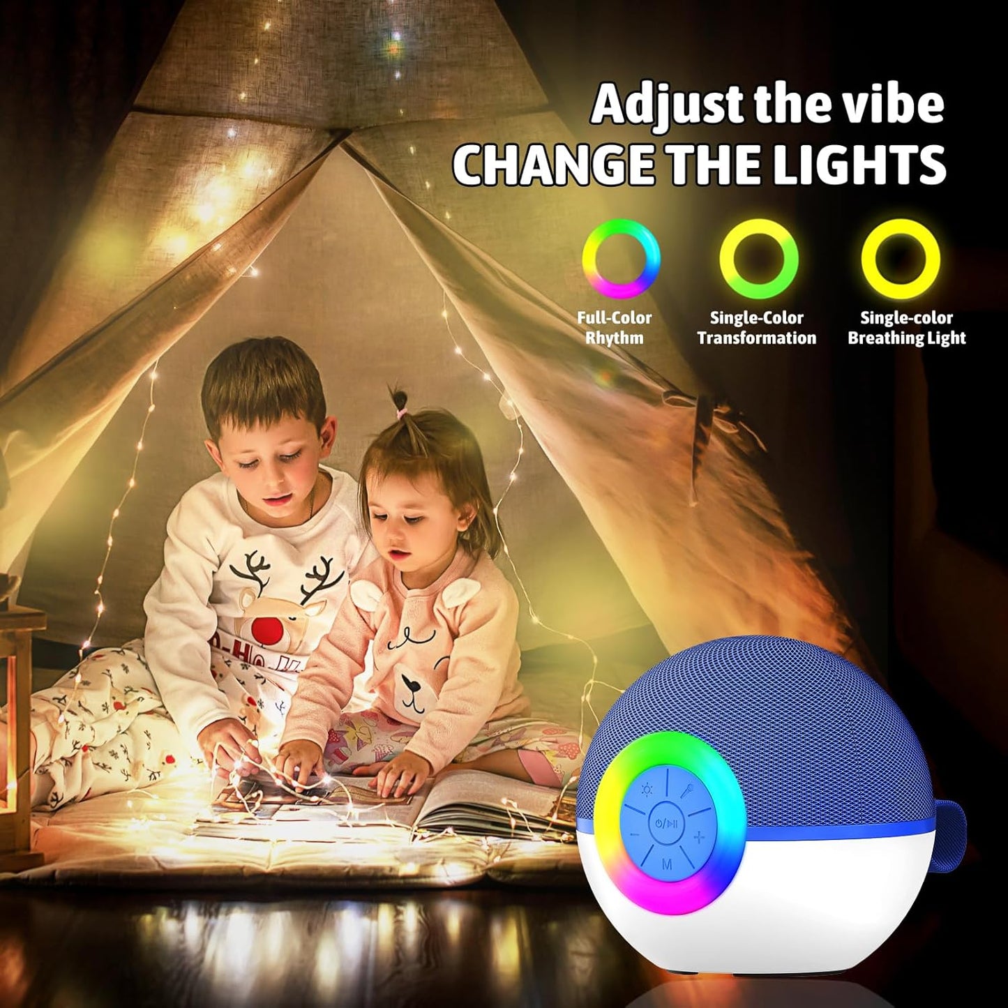 Karaoke Microphone Machine Toys for Kids Adults, Mini Portable Bluetooth Speaker with 2 Wireless Mics, Christmas Birthday Gifts for Boys Girls Ages 3 4 5 6 7 8 9 10 11 12+ Year (Blue)