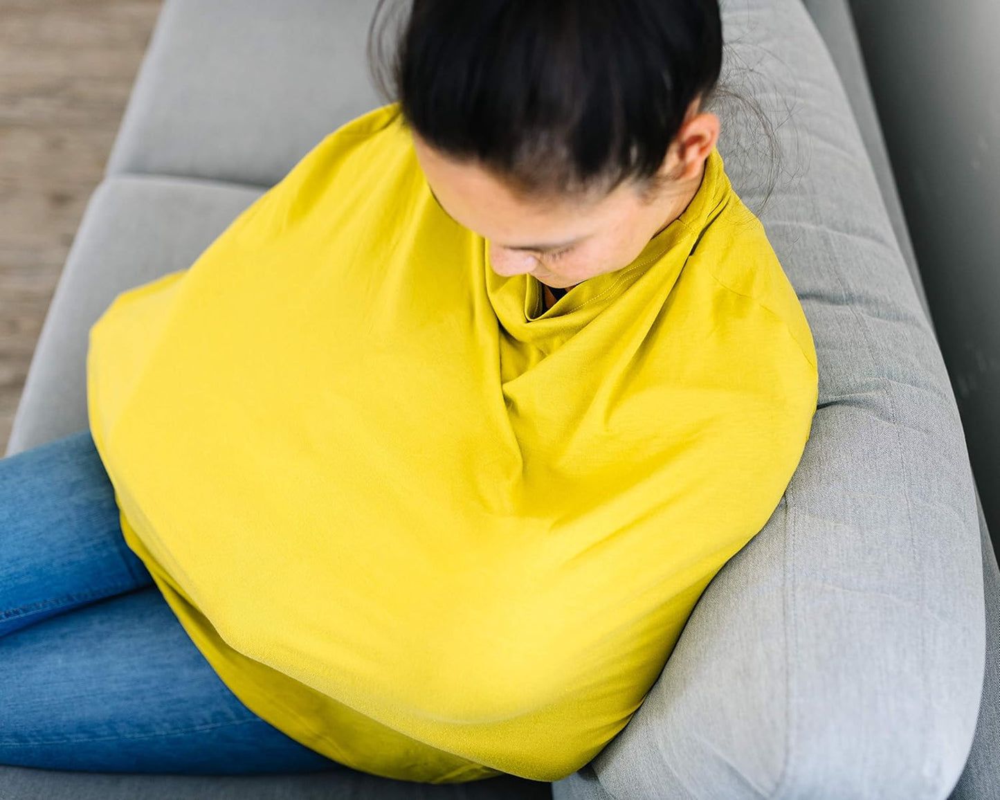 Copper Pearl Multi-Use Cover: Car Seat Covers, Nursing Cover, and Stroller Cover for Sun - Stretchy Fabric, All-Season Use, Stylish Designs, Easy Access for Moms - Squirt