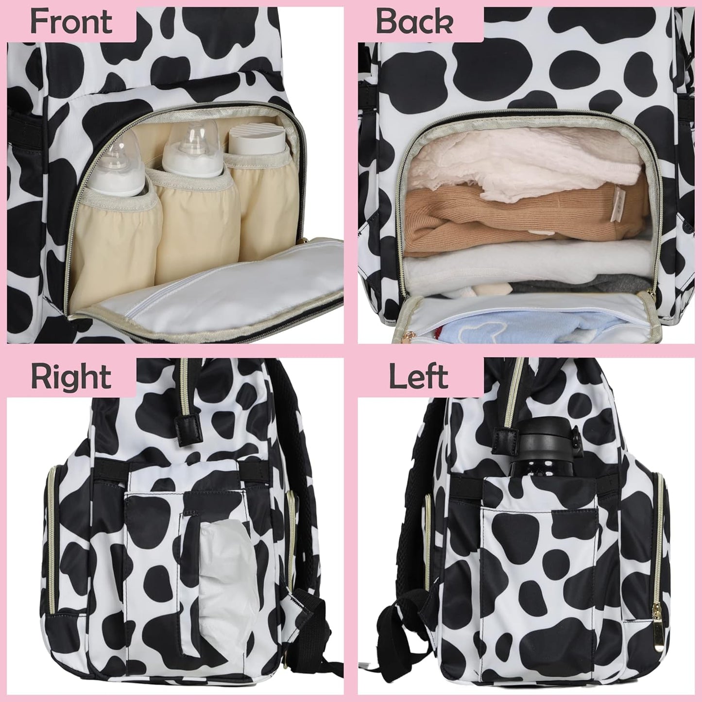 Diaper Bag Backpack Multifunction Maternity Diaper Bag for Baby Girls & Boys Large Capacity Travel Nappy Bags