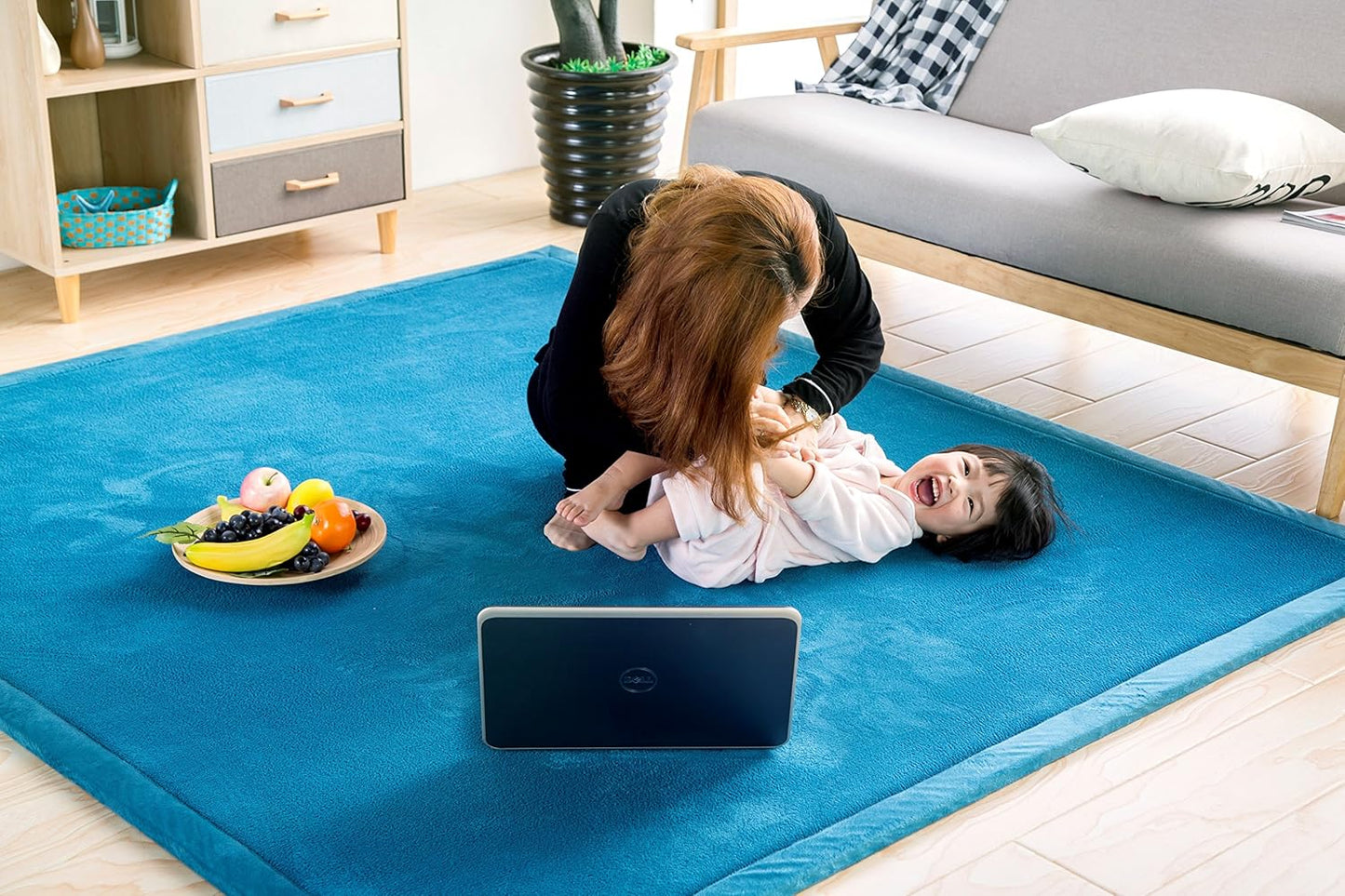 Baby Play Mat Nursey Decor Area Rug V-Mix 1.18" Thick Hypebeast Rug Non Slip Rug Pads Large Area Rug Play Mats for Babies and Toddlers Non-Toxic Area Rugs Used for Living Room