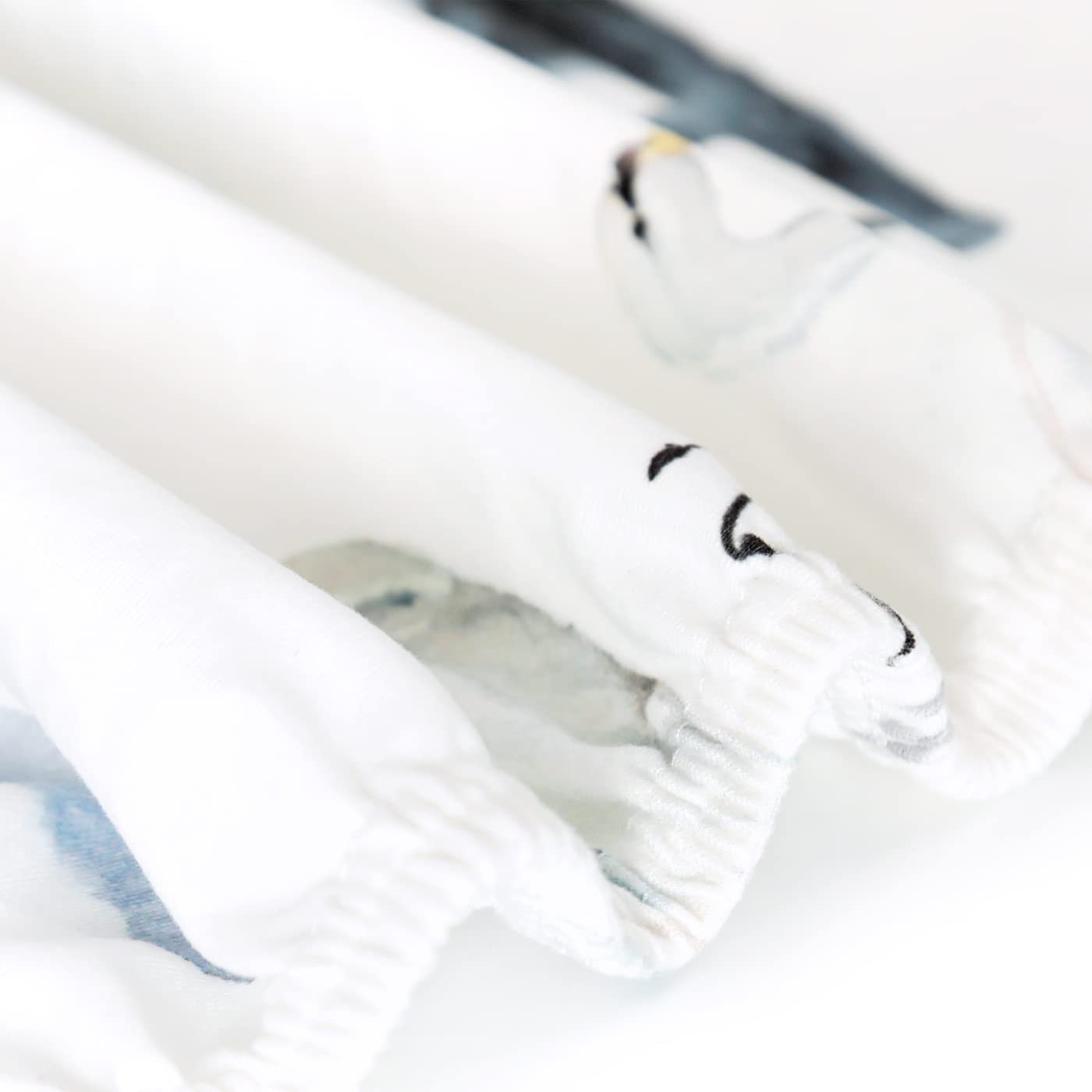 GRSSDER Stretch Ultra Soft Jersey Knit Changing Pad Cover Set 2 Pack, Change Table Pad Covers Fit 32"/34" x 16" Pads Safe and Snug, Pretty Swan/Watercolor Dandelion for Baby