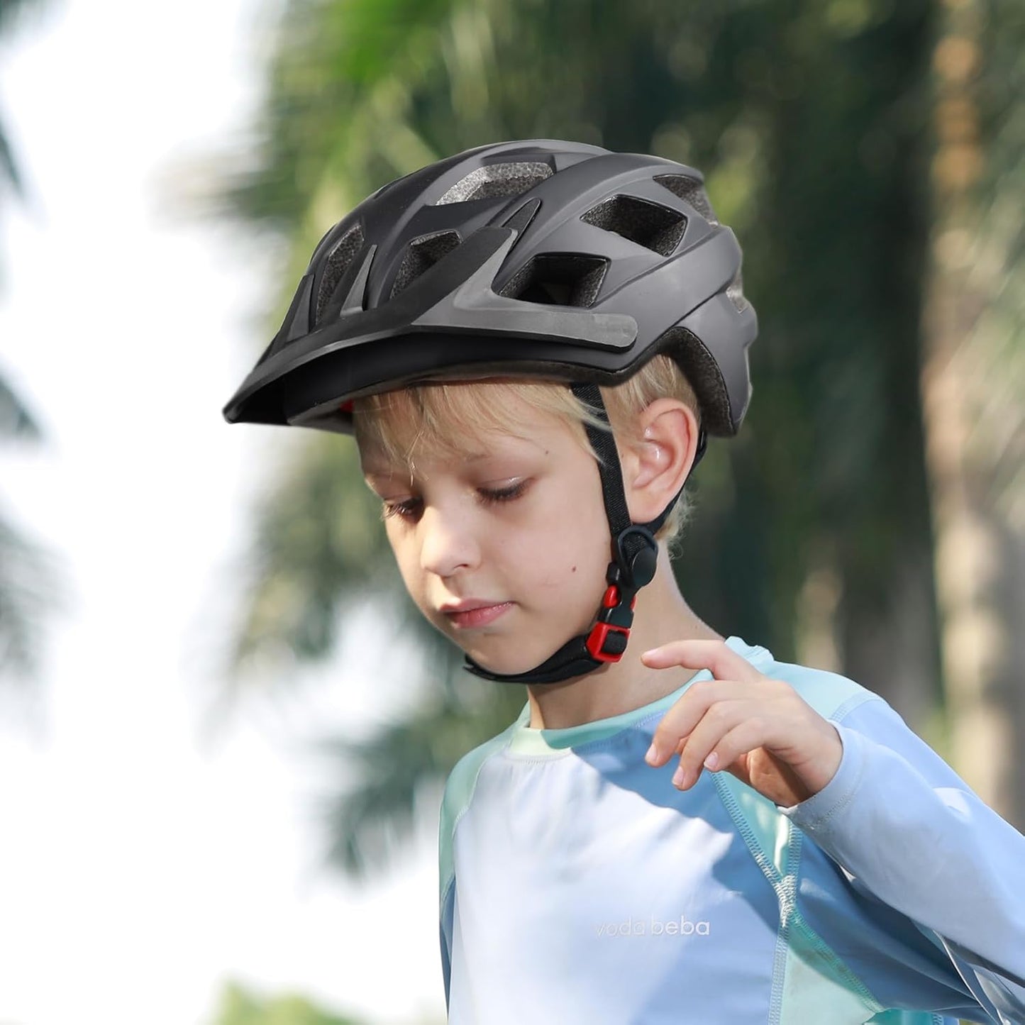 Kids Bike Helmet, 2 Size Adjustable for Youth Toddler Boys & Girls 3-5-8-10-12-14 Years, Child Helmets with Visor for Skating Cycling Scooter