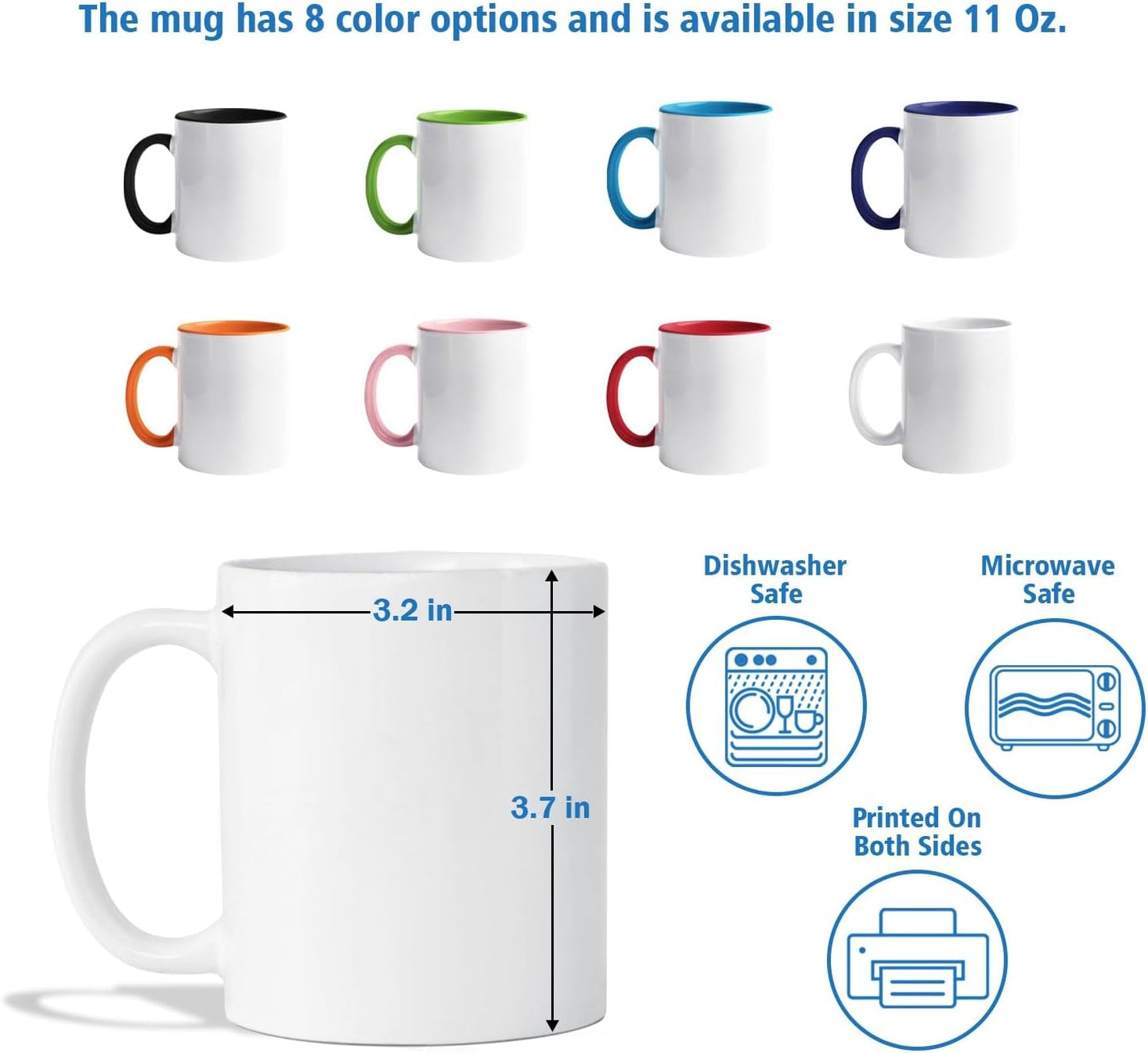 Personalized Grandpa EST 2026 Accent Mug Gift For New Grandad Grandfather, Customized Promoted To Grandpa White Coffee Mug 11 Oz 15 Oz, Pregnancy Announcement Travel Cup Gift For Pawpaw From Family