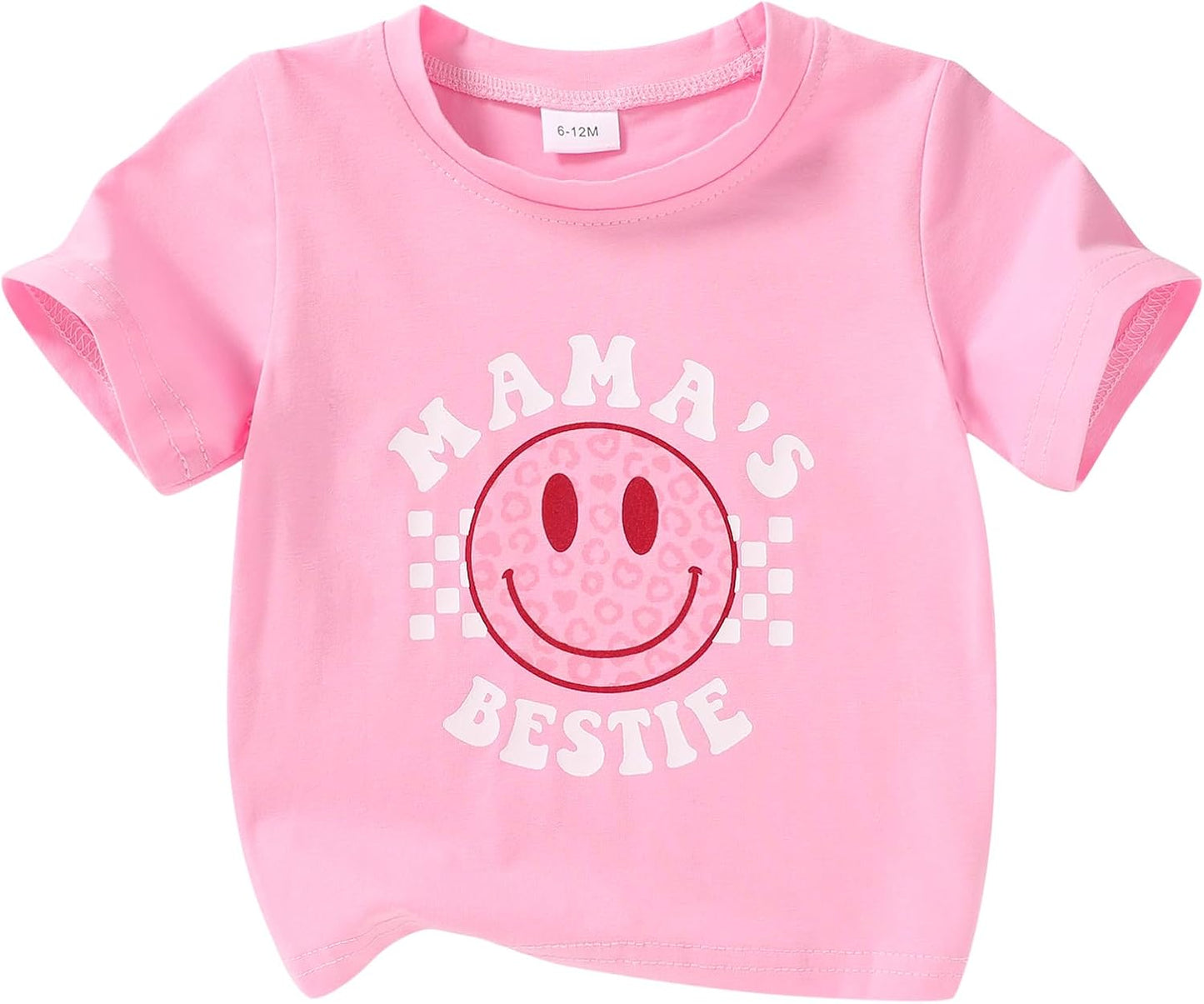 Happy Town Toddler Clothes Baby Boy Girl Smiley Face Shirt Short Sleeve T-Shirt Tee Summer Tops Outfits