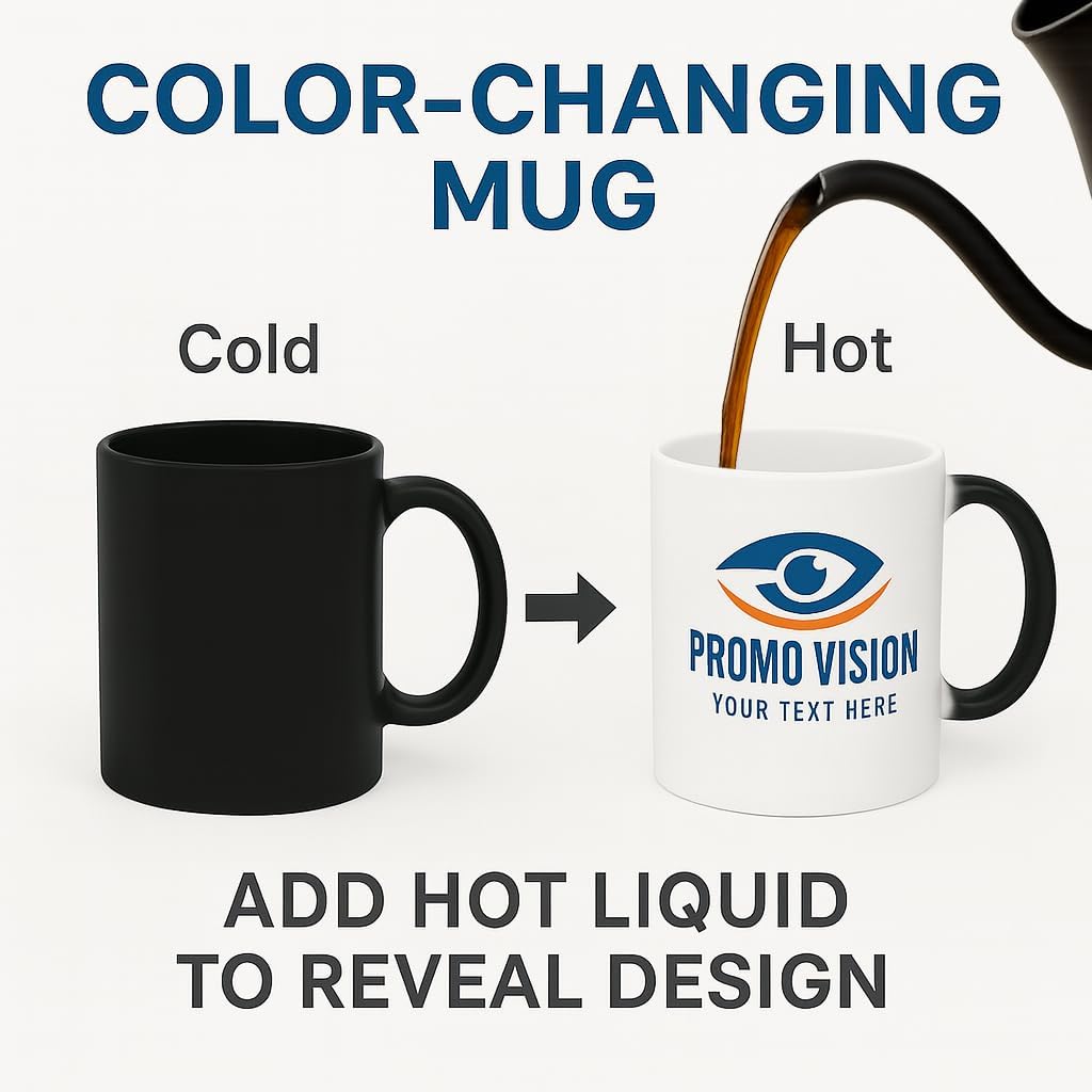 Personalized Coffee Mug, Custom Photo Caricature Gift, Funny Customized Coffee Gift for Men & Women, Custom Mugs with Pictures, Color Changing 11oz Father's Day Mug