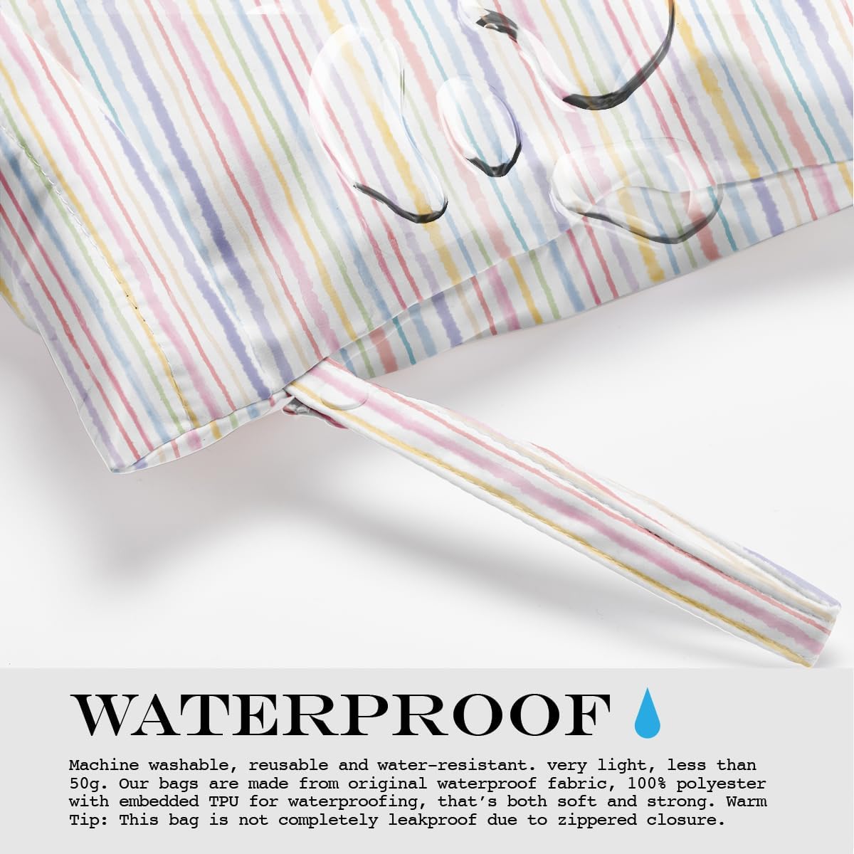 Wet Bag, Wet Dry Bag, Wet Bag for Swimsuit, Travel, Beach, Pool, Diapers, Dirty Yoga Gym Clothes, Makeup Bag, Waterproof Tropical Palm Leaves Decor Jungle Palm Leaf Favors