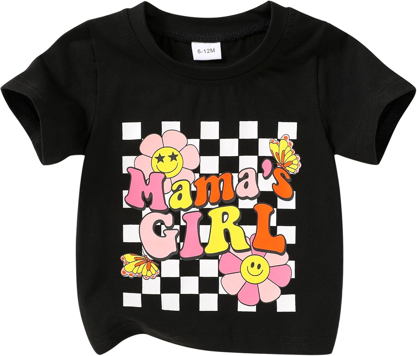 Happy Town Toddler Clothes Baby Boy Girl Smiley Face Shirt Short Sleeve T-Shirt Tee Summer Tops Outfits