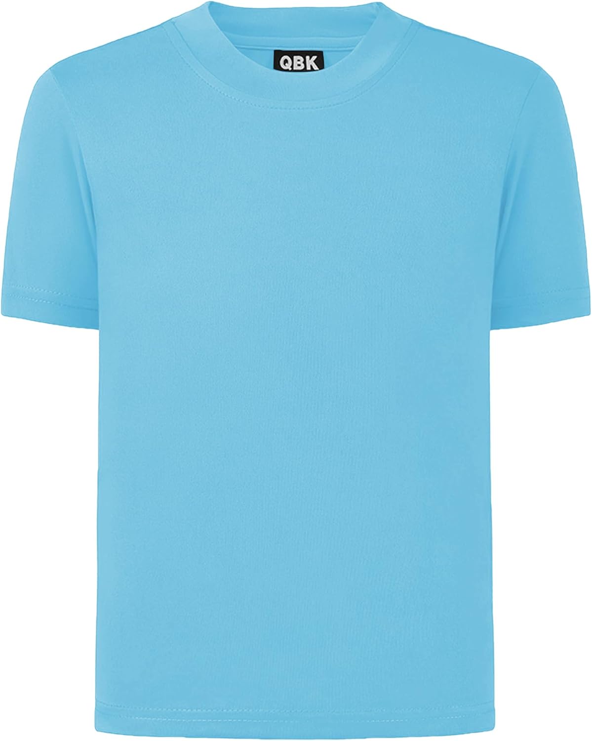 QBK 2T to Youth Neon Shirt Kids UPF 50+ Dry Fit Athletic Short Sleeve Rash Guard T Shirts for Boys Girls Sports Undershirt