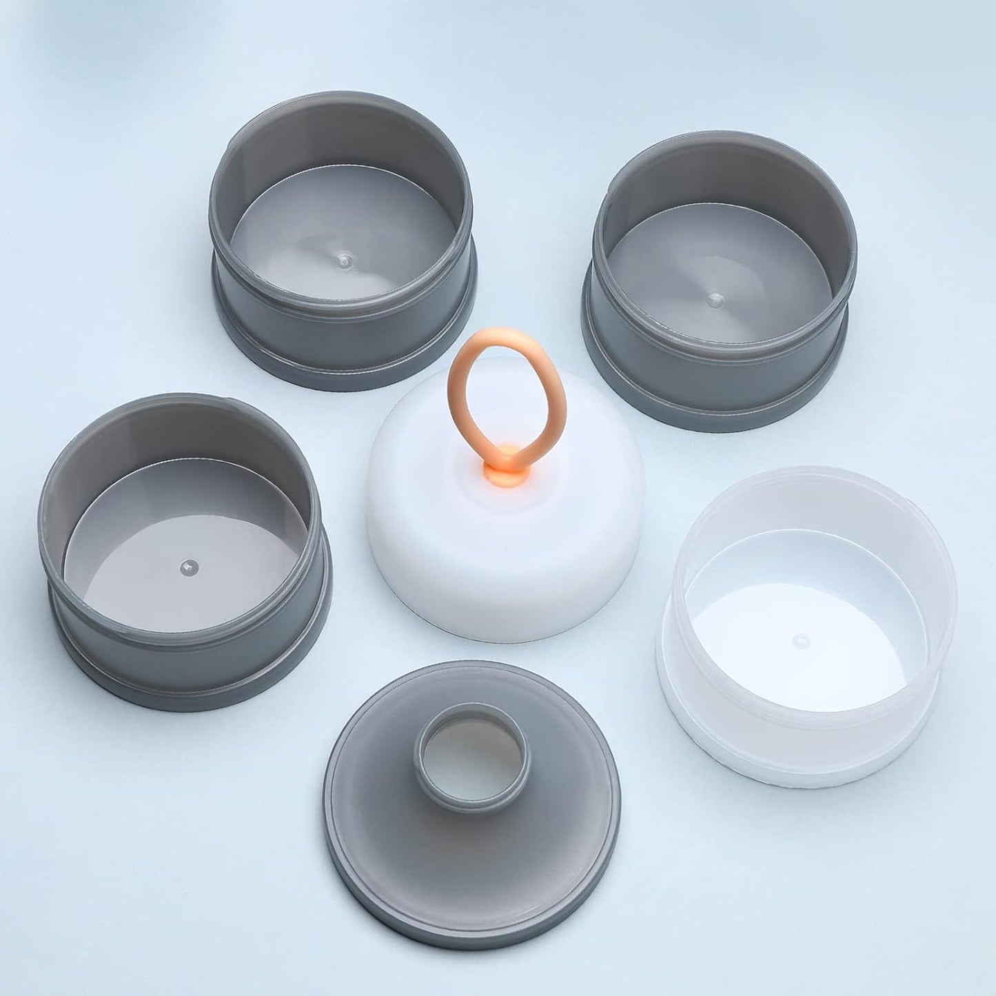 Accmor Baby Formula Dispenser On The Go, Stackable Formula Dispenser Formula Container to Go, Non-Spill Portable Milk Powder Kids Snack Storage Container, BPA Free