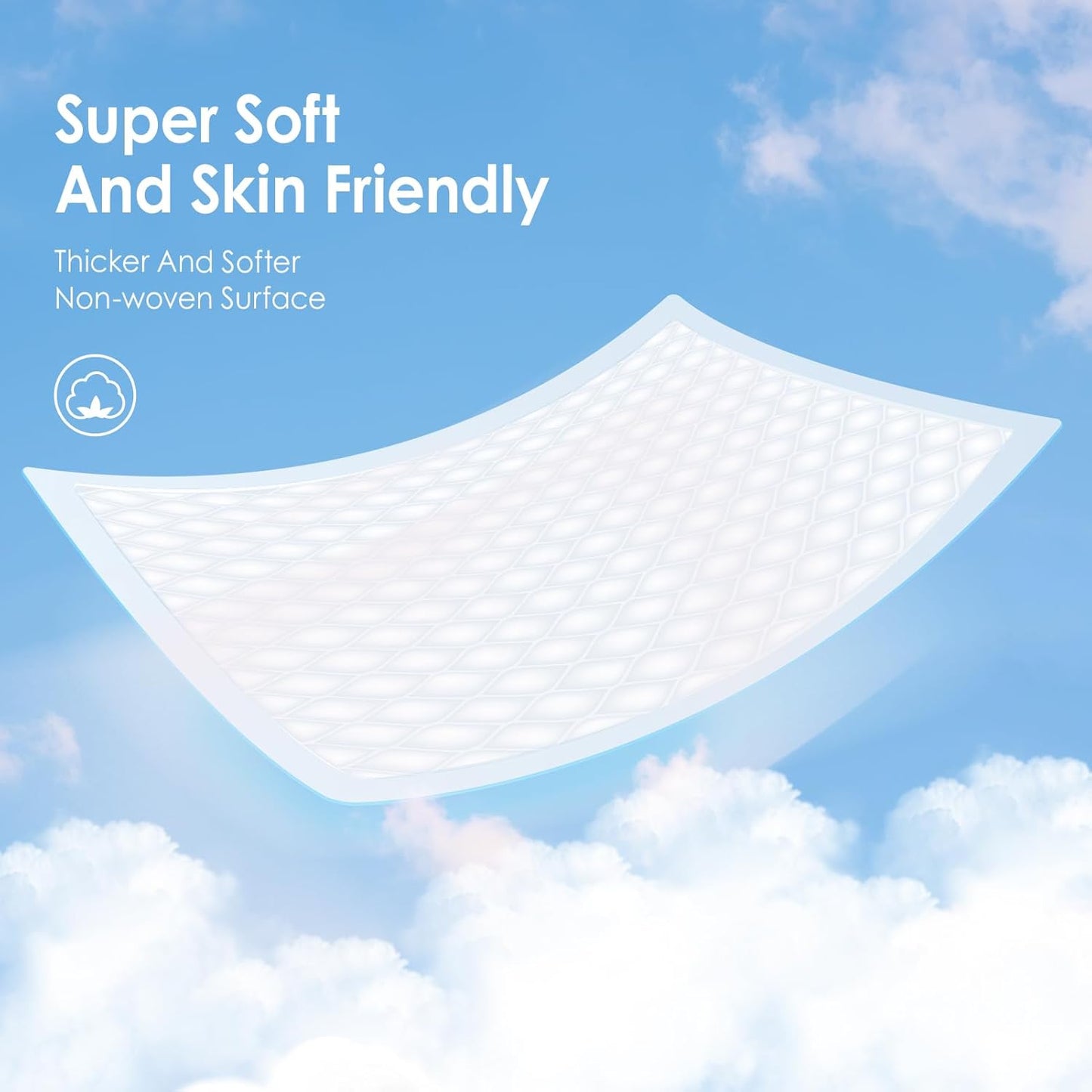 Disposable Changing Pads for Baby, 150 Pack Disposable Changing Pad Liners, Waterproof Disposable Underpads, Ultra Absorbent Super Soft Breathable Diaper Changing Mat 13 x 18 in