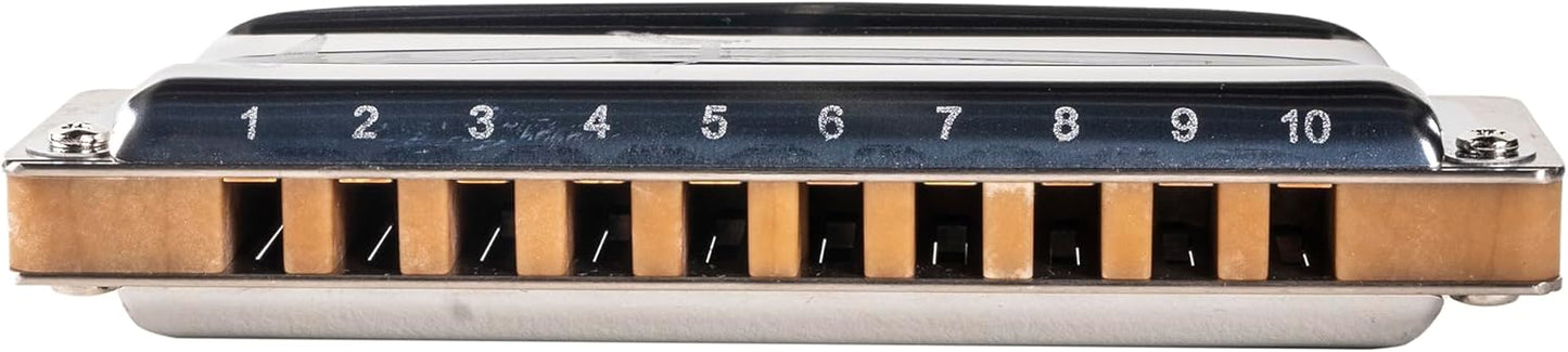 SUZUKI Harmonica, Silver M20 Manji 10-Hole C