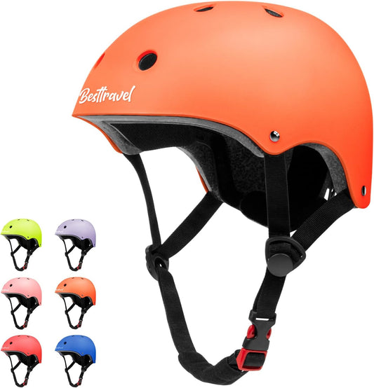 Kids Helmet, Toddler Adjustable Kids Ages 3-8 Years Old Boys Girls Multi-Sports Safety