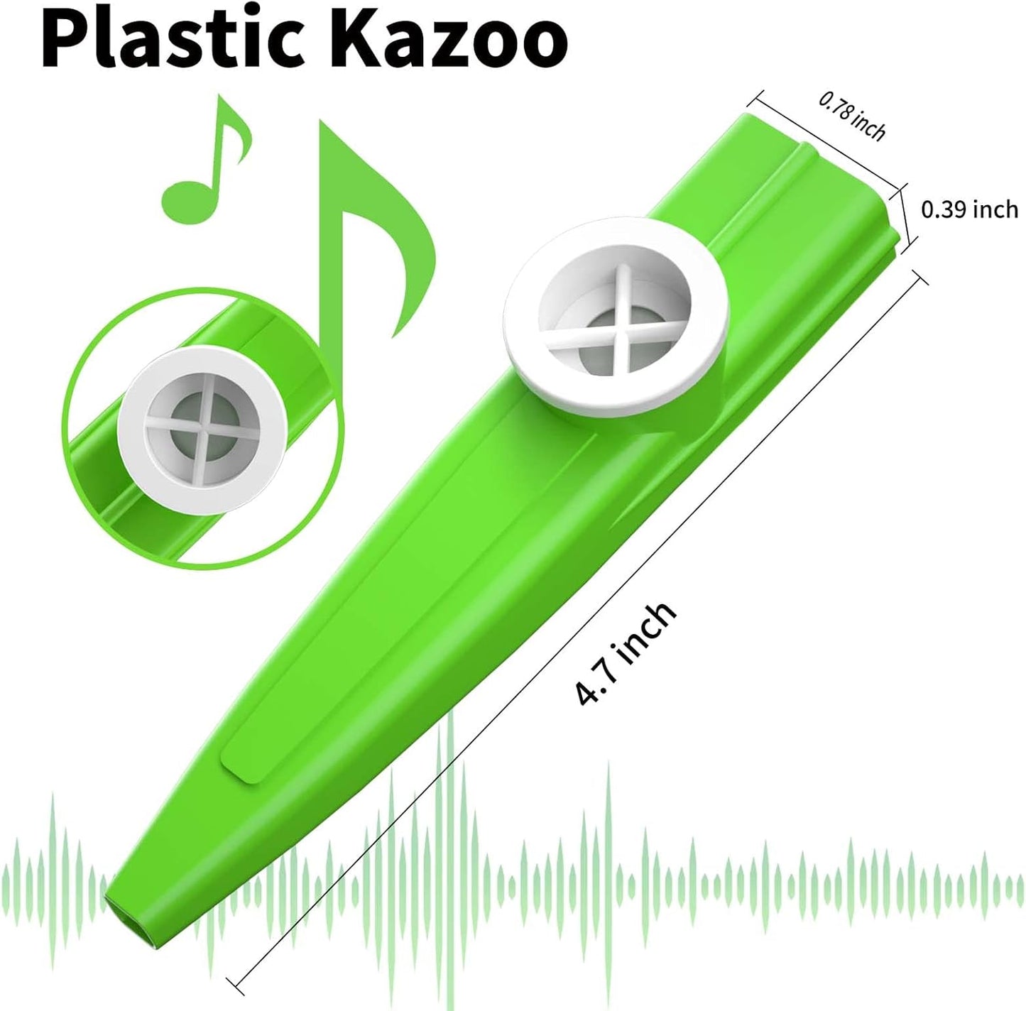 120 pcs 8 Colors Plastic Kazoos Musical Instruments for kids, Operation Christmas Child Shoebox Bulk Items, Perfect for Fun Gathering & Gift Price Party Favor Gift Bag Fillers