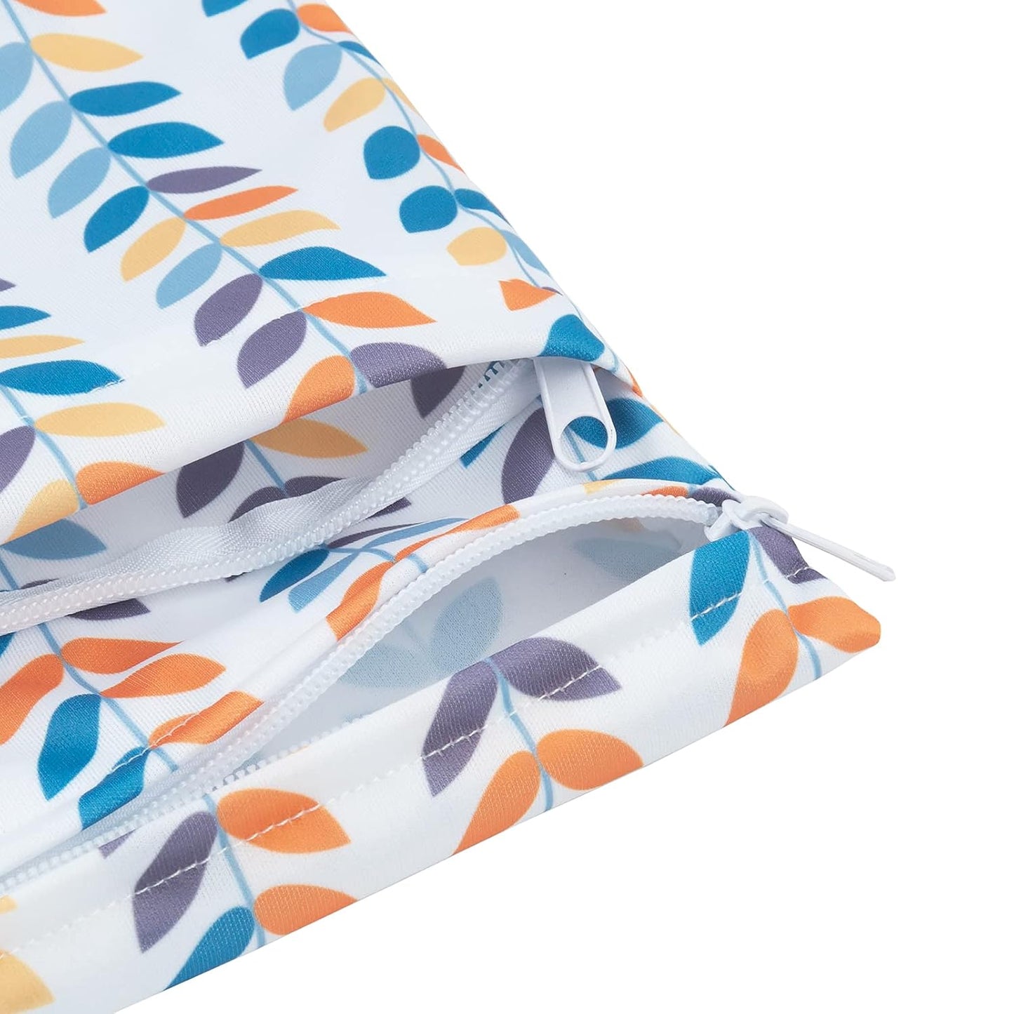 babygoal Wet Dry Bags for Baby Cloth Diapers, Washable Travel Bags, Beach, Pool, Gym Bag for Swimsuits & Wet Clothes with Two Zippered Pockets 3 Pack(S,M,L), 3SML03