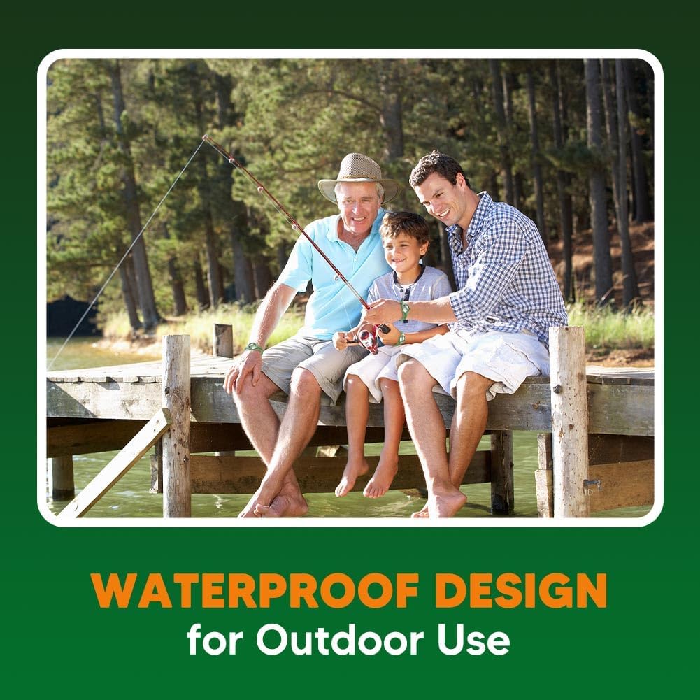 Mosquito Repellent, Plant-Powered Mosquito Repellent, Safe & Effective Mosquito Repellant Outdoor, Mosquitoes Repellent for Travel Hiking Camping-2 Packs & 4 Oil Reservoirs