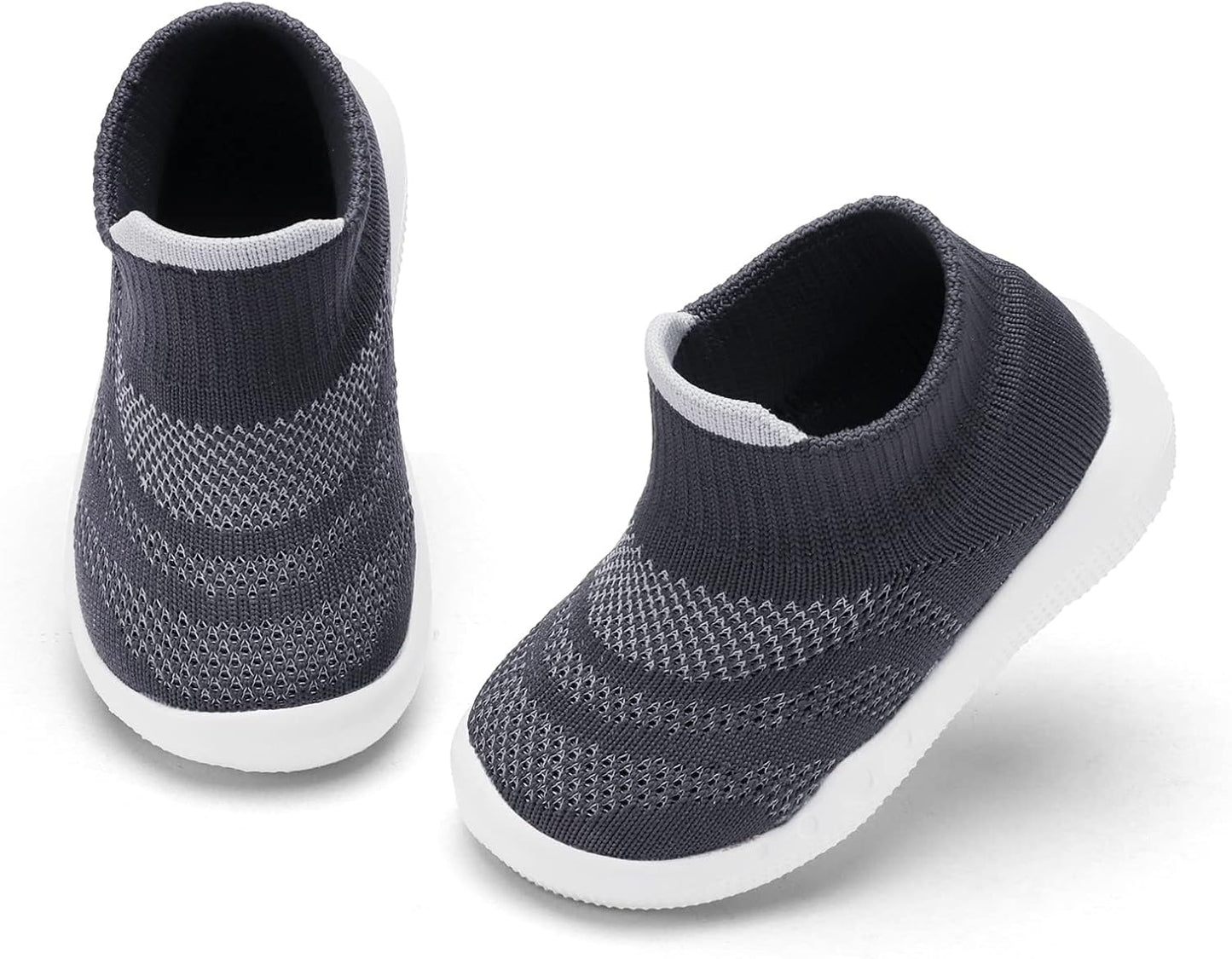Engtoy Baby Shoes & Socks - Non-Slip Breathable Slippers with Soft Rubber Sole - Baby Boys & Girls Slip On Sneakers