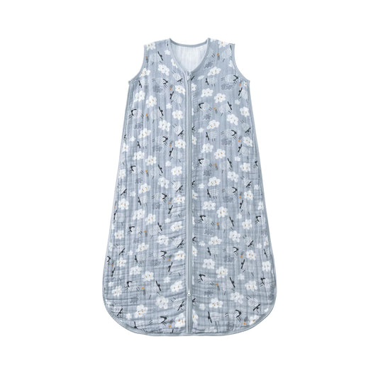 Baby Sleep Sack 2-4 T Baby Wearable Blanket 100% Organic Cotton 0.5 TOG Toddler Sleep Sacks 2- Way Zipper Soft 4 Layers 2T 3T 4T Sheep