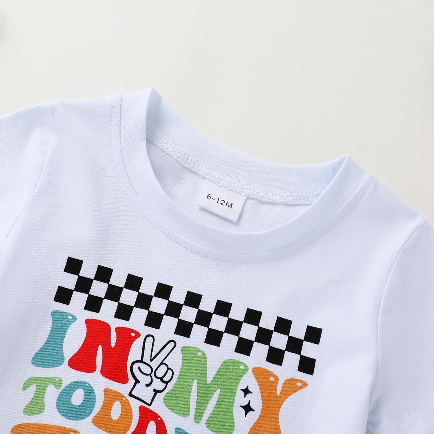 Happy Town Toddler Clothes Baby Boy Girl Smiley Face Shirt Short Sleeve T-Shirt Tee Summer Tops Outfits