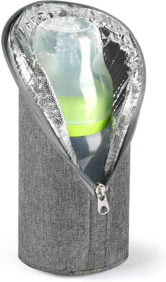 Accmor Baby Bottle Cooler Tote Bags, Insulated Breastmilk Cooler Bag, Nursing Bottle Warmer Bag for Nursing Mom Daycare Travel