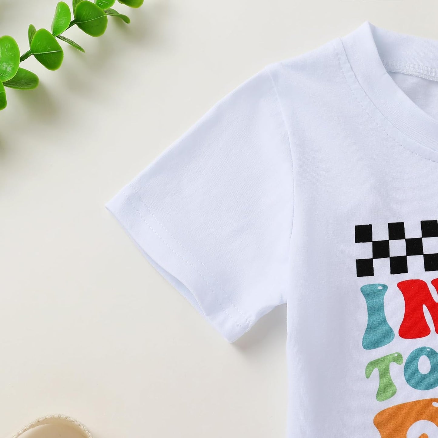 Happy Town Toddler Clothes Baby Boy Girl Smiley Face Shirt Short Sleeve T-Shirt Tee Summer Tops Outfits