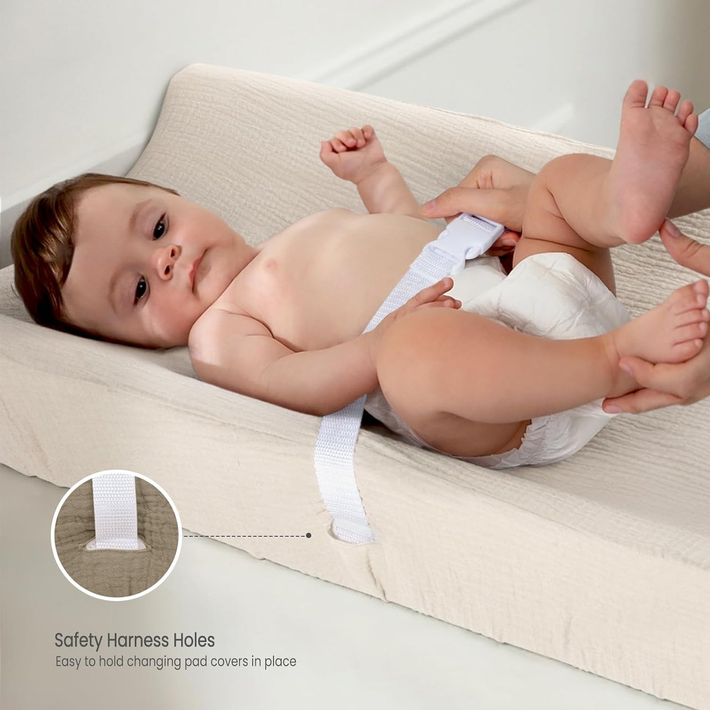 lulumoon Baby Changing Pad Cover: Muslin Diaper Changing Table Pad Cover - Changing Pad Sheets for Girls Boys