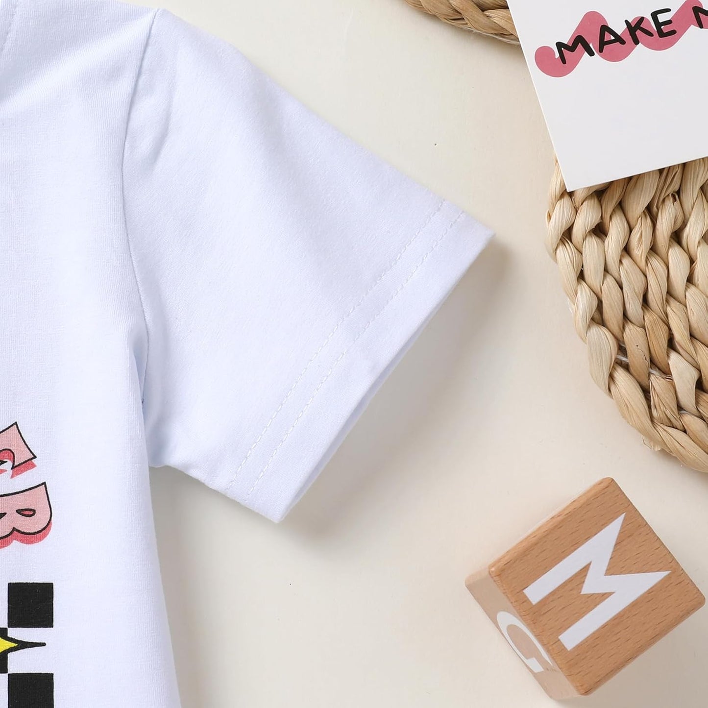 Happy Town Toddler Clothes Baby Boy Girl Smiley Face Shirt Short Sleeve T-Shirt Tee Summer Tops Outfits