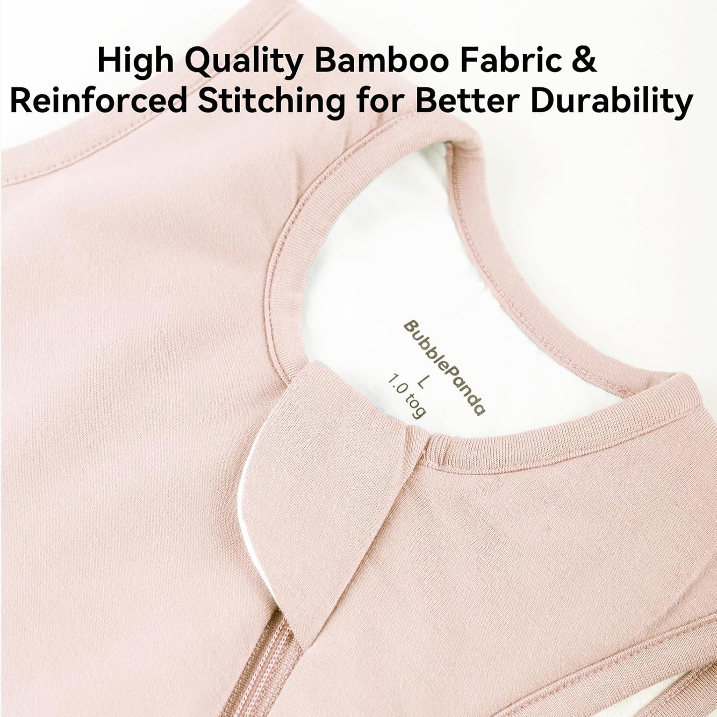 Rayon Made from Bamboo Sleep Sack 0-6 Months 1.0 Tog Ultra Soft Baby Wearable Blanket 0-3 Months Sleeping Sack 3-6 Months for Infant Newborn Babies Unisex Girl Boy 2-Way Zipper Breathable Lightweight