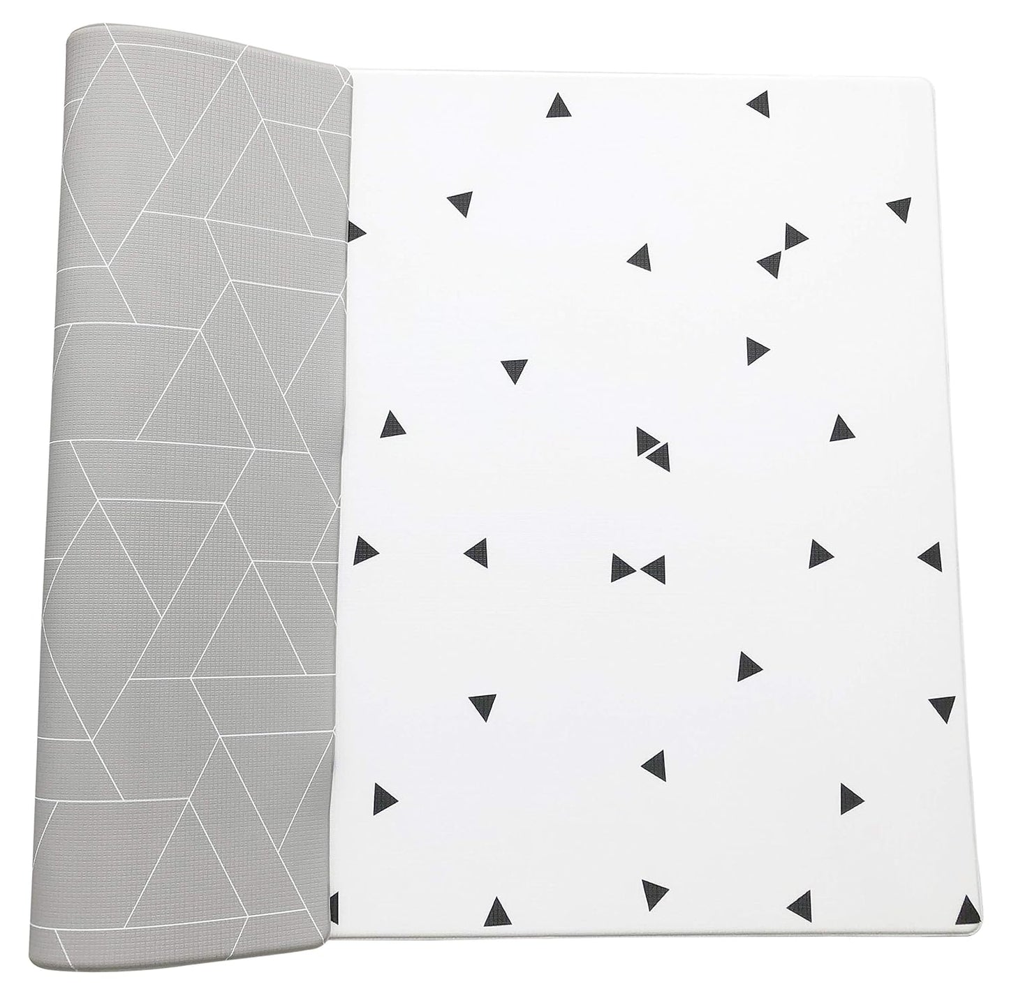 LITTLE Bot Ofie Mat, Soft Reversible Foam Baby Play Floor mat, Waterproof, 6.5 ft x 4.5 ft, Durable and Non-Toxic (Zen line, Large)