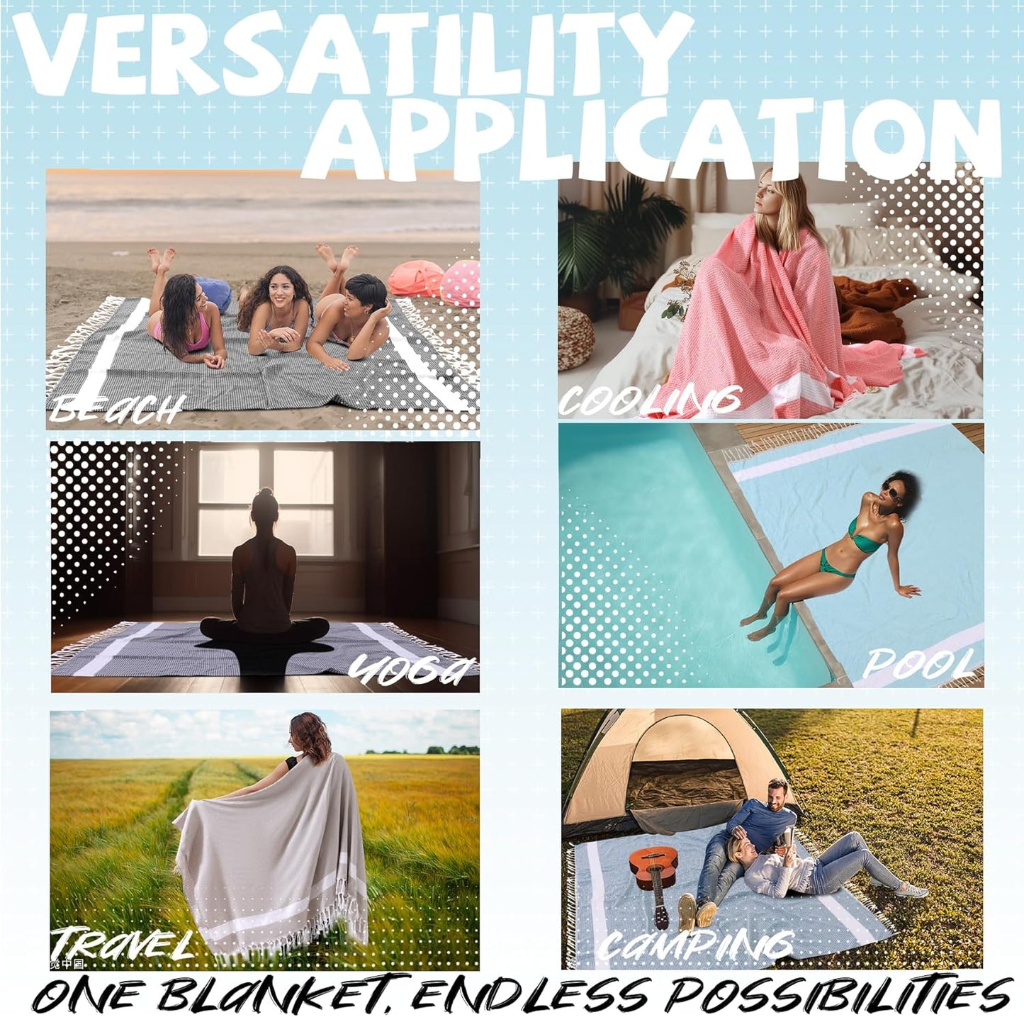 Lightweight Woven Throw Blanket Large Soft Vanilla Teen Girl Clean Aesthetic Preppy Stuff Coquette Thing Cute Accessories Girly Room Aesthetic Coastal Beachy Bedroom College Student Dorm Decor Pink