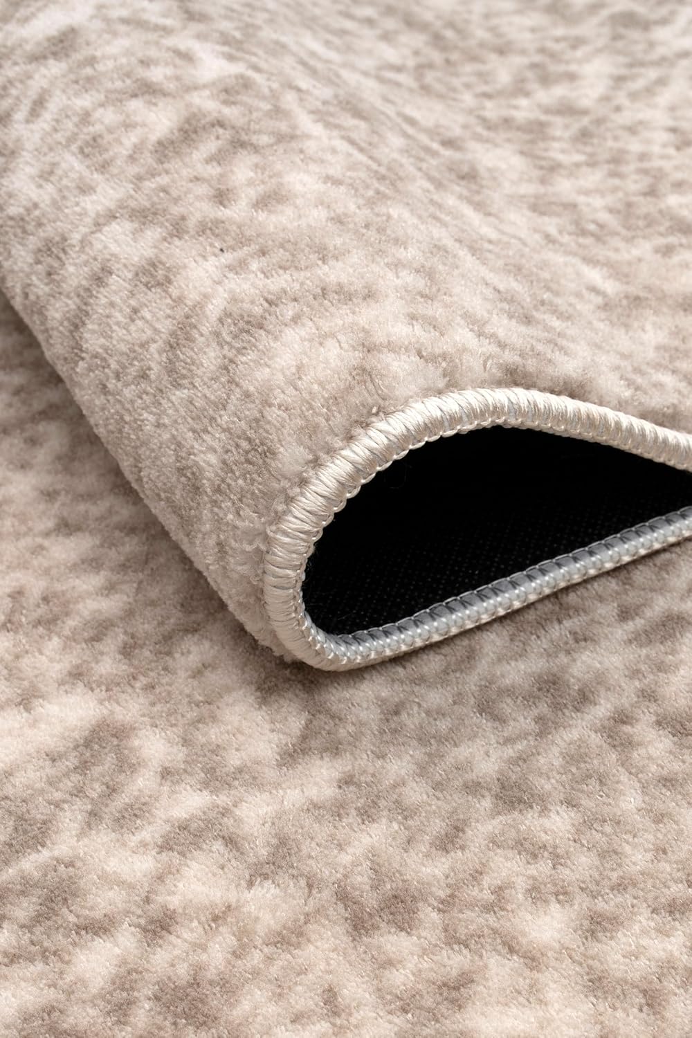 Non-Slip Washable 5x7 Abstract Mink Beige Area Rugs for Living Room Bedroom, Ultra Soft Bedside Rug, Indoor Floor Carpet for Kids Girls and Boys, Dorms, Nursery Rooms, Non-Skid Area Rug, 5' x 7'