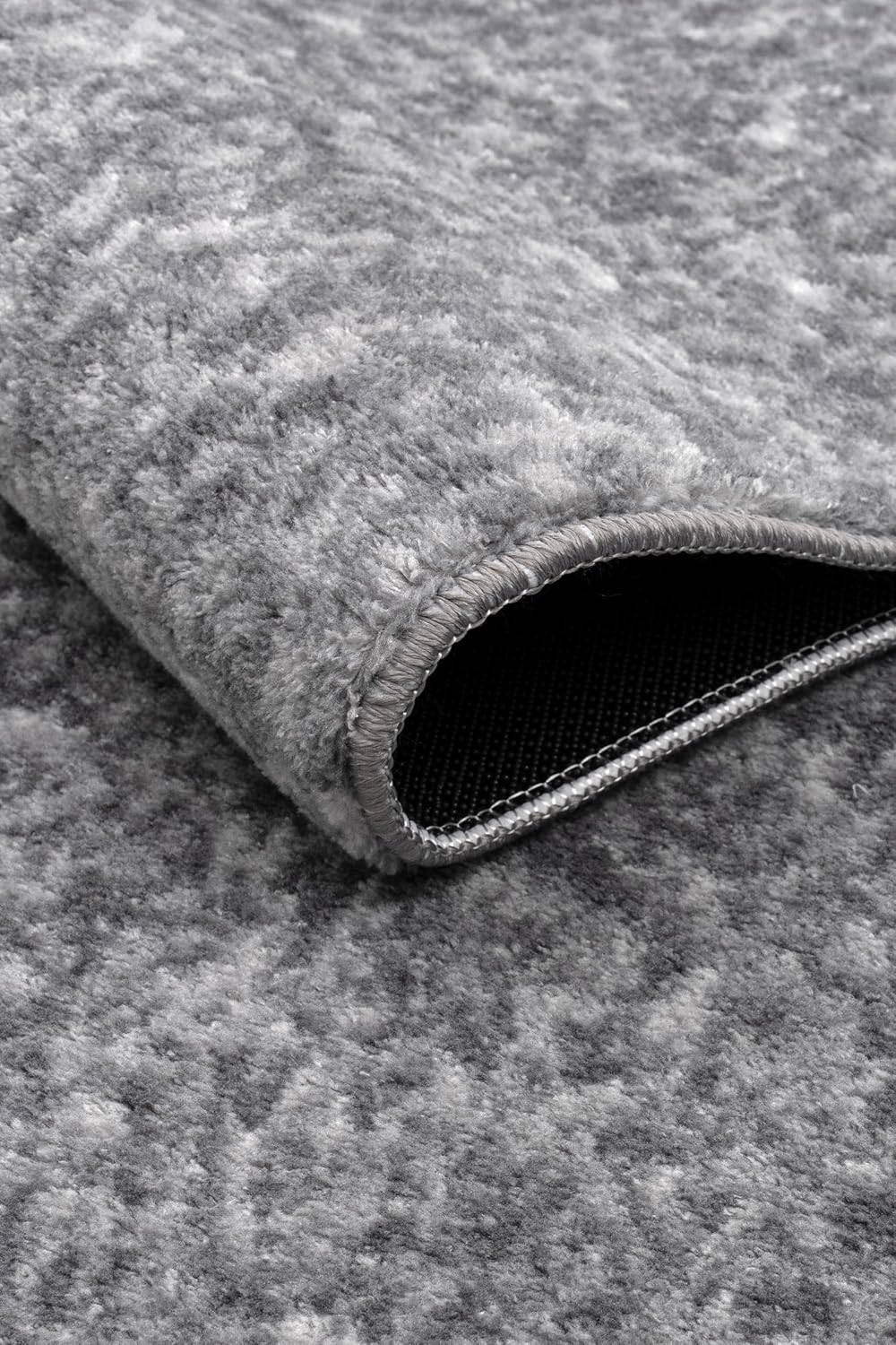 Non-Slip Washable 5x7 Abstract Grey Area Rugs for Living Room Bedroom, Ultra Soft Bedside Rug, Indoor Floor Carpet for Kids Girls and Boys, Dorms, Nursery Rooms, Non-Skid Area Rug, 5' x 7'