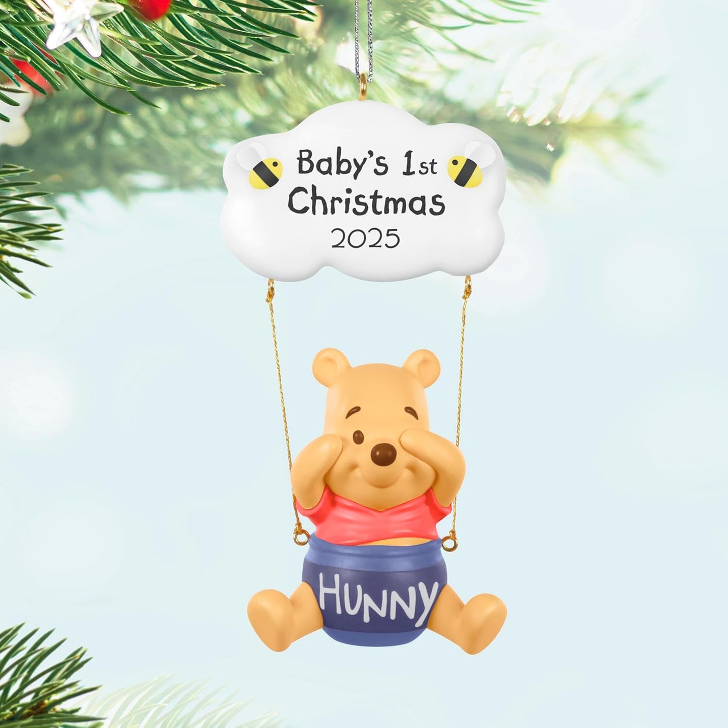 Hallmark Keepsake Christmas Ornament 2025, Disney Winnie The Pooh Baby's First Christmas 2025, Gifts for Disney Fans